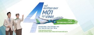 Bamboo Airways khai thác 4 chặng bay mới đến Vinh