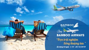 “Trọn trải nghiệm – Sống thượng lưu” cùng Bamboo Airways chỉ từ 3.999.0000 VNĐ/người với khuyến mãi tháng 9