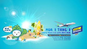 Mừng ngày gia đình Việt Nam Bamboo Airways khuyến mãi mua 1 tặng 1