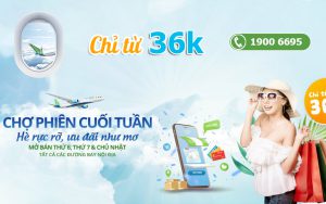 Săn khuyến mãi Bamboo Airways chợ phiên cuối tuần chỉ từ 36.000 VND