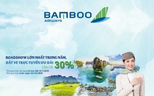 Khuyến mãi giảm 30% vé máy bay từ Bamboo Airways