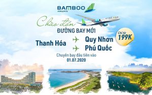 Bamboo Airways mừng đường bay mới từ Thanh hóa chỉ từ 199.000 VND