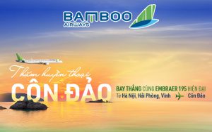 Lịch bay Bamboo Airways đi Côn Đảo từ Hà Nội/ Hải Phòng/ Vinh