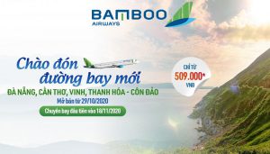 Bamboo Airways mở bán vé máy bay đi Côn Đảo khuyến mãi chỉ từ 509.000 VND