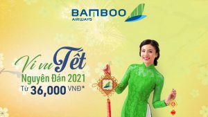 Khuyến mãi Bamboo Airways vi vu Tết 2021 chỉ từ 36.000 VND