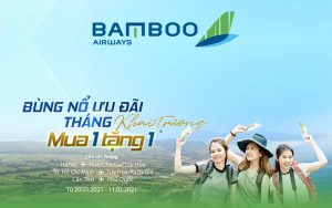 Bamboo Airways mở đường bay mới khuyến mãi mua 1 tặng 1