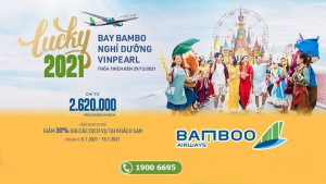 Combo khuyến mãi bay Bamboo Airways nghỉ dưỡng Vinpearl chỉ từ 2.620.000 VND