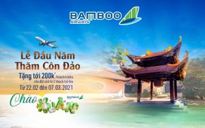 Bamboo Airways khuyến mãi đầu năm thăm Côn Đảo giảm tới 200.000 VND