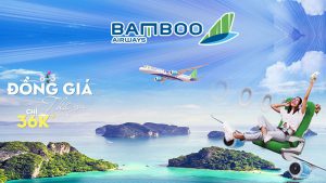 Bamboo Airways khuyến mãi mừng ngày 8/3 đồng giá thả ga