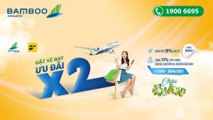 Bamboo Airways khuyến mãi giảm 20% giá vé máy bay