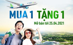 Khuyến mãi mua vé chiều đi tặng vé chiều về từ Bamboo Airways