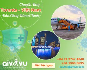 Vé máy bay từ Toronto về Việt Nam