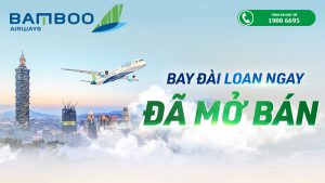 Bamboo Airways chính thức mở bán vé máy bay Hà Nội - Đài Loan