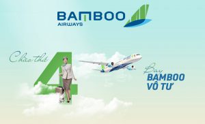 Bamboo Airways khuyến mãi chào thứ 4 - Bay Bamboo vô tư