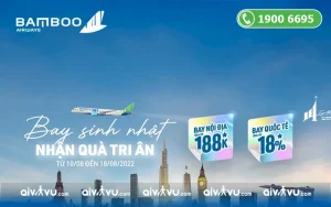 Mừng sinh nhật - Tưng bừng ưu đãi Bamboo Airways