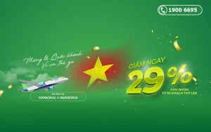 Bamboo Airways khuyến mãi tới 29% nhân dịp 2/9 tưng bừng