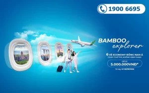 Săn ưu đãi vé máy bay Đông Nam Á giá cực rẻ từ Bamboo Airways