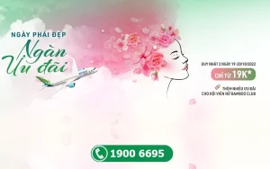 Bamboo Airways tung vé máy bay giá rẻ giá chỉ từ 19K dịp 20-10