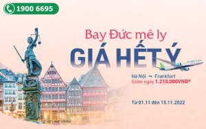 Bamboo Airways giảm ngay 1.210.000 VNĐ cho vé máy bay đi Đức