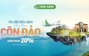 Bamboo Airways giảm 20% giá vé máy bay đi Côn Đảo dịp đầu năm