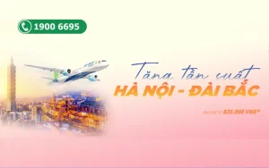 Bamboo Airways khuyến mãi vé bay đi Đài Bắc 835.000đ