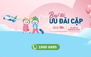 Bamboo Airways khuyến mãi dịp lễ tình nhân 14/2