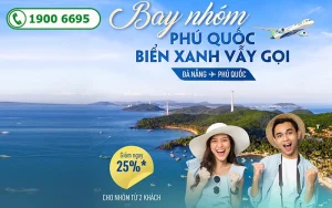 Bamboo Airways giảm 25% giá vé máy bay đi Phú Quốc đặt theo nhóm