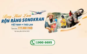 Khuyến mãi vé máy bay đi Thái Lan Bamboo Airways 119.000 đồng