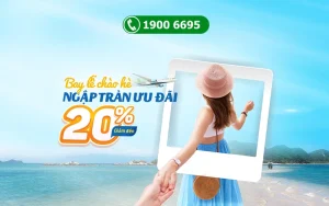 Bamboo Airways giảm giá 20% dịp chào hè 2023