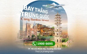 Bamboo Airways mở bán vé máy bay đi Trương Gia Giới