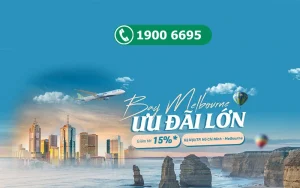 Mua vé Bamboo Airways đi Melbourne giảm đến 15%