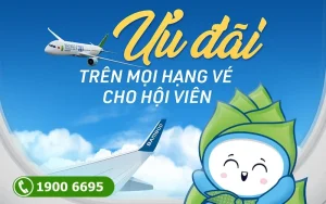 Bamboo Airways giảm 55% giá vé cho hội viên