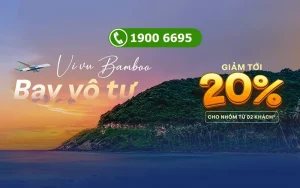 Bamboo Airways giảm tới 20% tháng 7 này bay vô tư