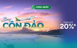 Bamboo Airways giảm tới 20% giá vé bay Côn Đảo