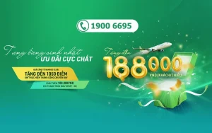 Bamboo Airways mừng sinh nhật tưng bừng ưu đãi