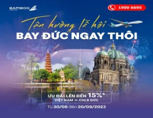 Bamboo Airways ưu đãi giá vé máy bay Đức