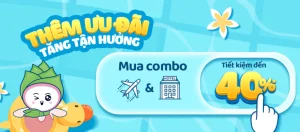 Bamboo Airways ưu đãi đến 40% combo vé máy bay khách sạn