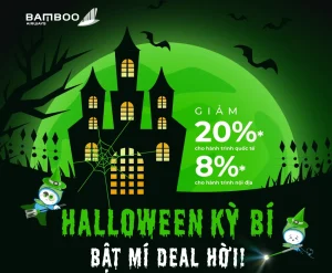 Bamboo Airways ưu đãi vé máy bay dịp Halloween